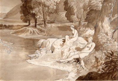 Illustration to The Lady of the Lake, 1811 by Cornelius Varley